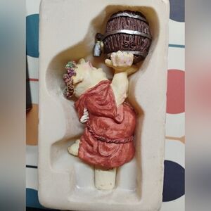 Vtg 1998 Guardian Of The Grapes Bottle Wine Bottle Stopper Cork W/ Box C